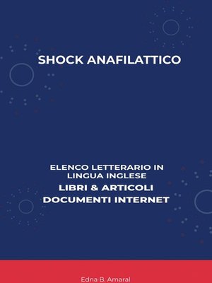 cover image of Shock Anafilattico